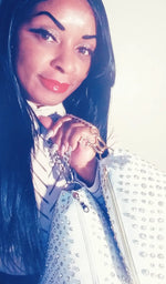 CEC Signature Handbags™ Shining All Over in Silver (Pre-Order)